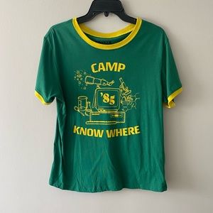 STRANGER THINGS XL vint. camp nowhere green yellow